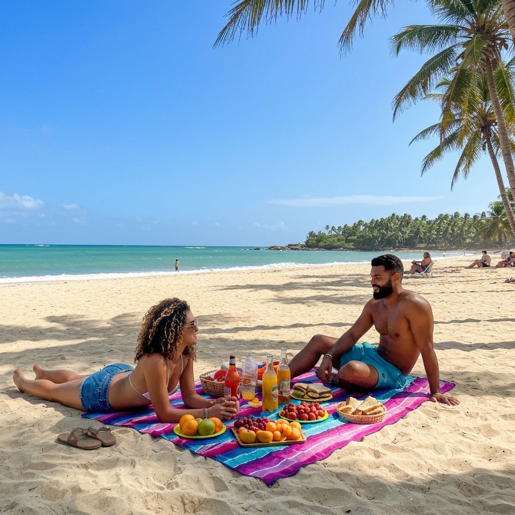 Repos sur une plage vierge d'Espíritu Santo